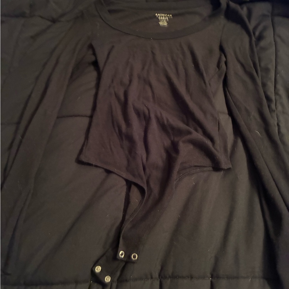 American Eagle Outfitters Black Bodysuit